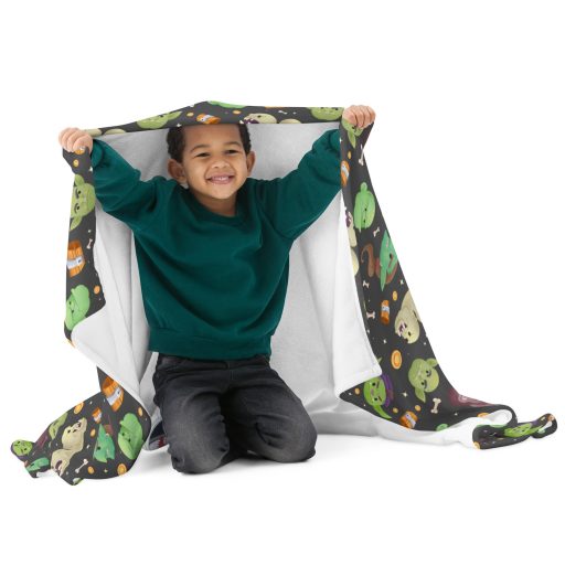 Gray Goblin Trouble Blanket